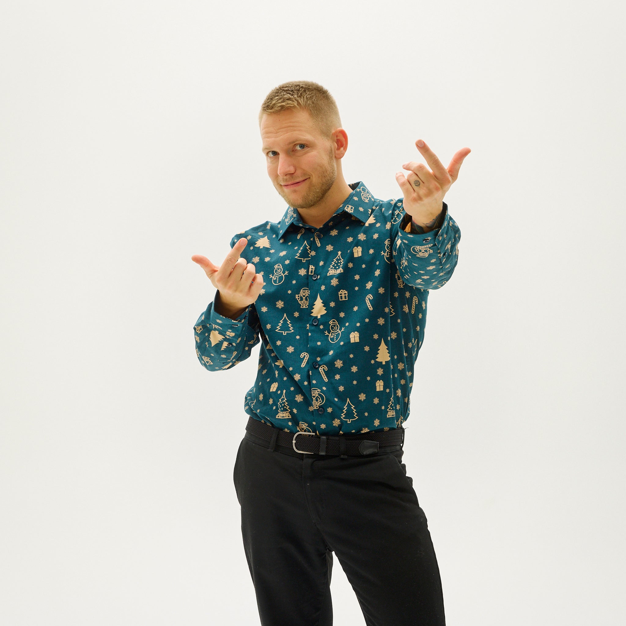 The Snowman's Christmas Shirt - Herren.